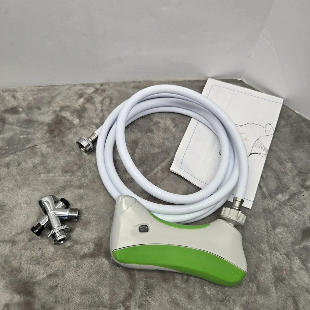 HydroSurge RapidBath Complete Pet Bathing System Dog Wash Indoor Kit Green White